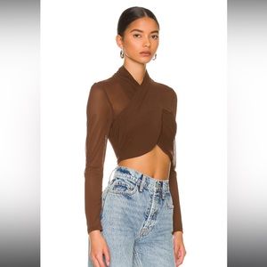 Aliyah Top in Chocolate Size MEDIUM